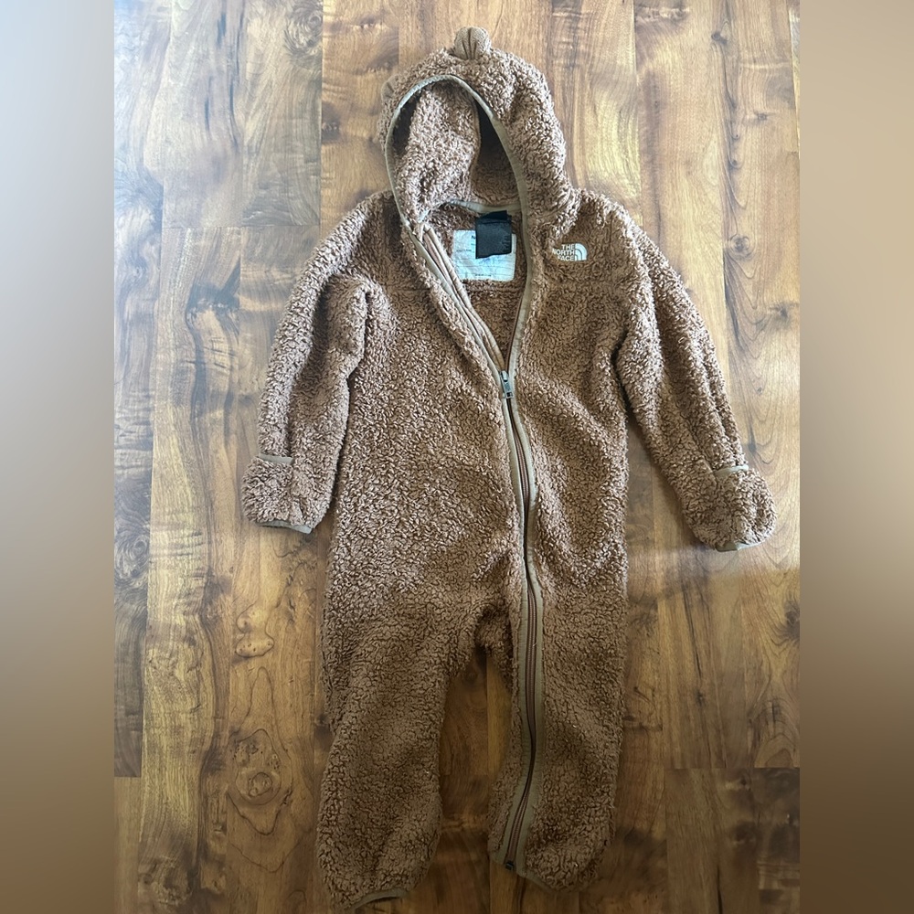 The North Face Brown Kids One Piece Footie - Picture 4 of 9